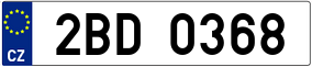 Truck License Plate
